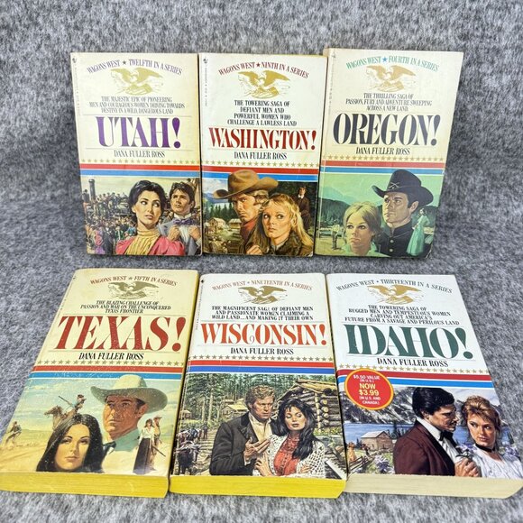 ✅Wagons West Series Dana Fuller Ross Idaho Wisconsin Texas Oregon Washington Uta - Picture 2 of 5